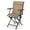Brown, variant on Biotree 360 Degree Swivel Hunting Chair Foldable Outdoor Camp Chair with Armrest and Breathable Mesh Back for Camping Fishing, Black