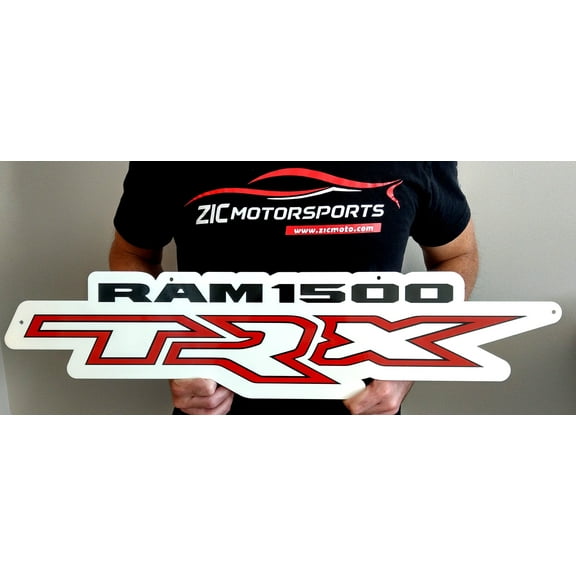RAM TRX Steel Sign - Red