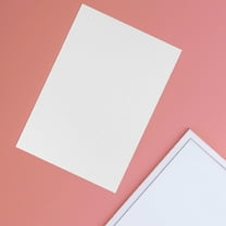 PAMINGONO 50pcs Drawing Paper for Kids Heavyweight White Rectangular Paper for Art Projects and Painting Activities