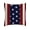 Independence Day-C, variant on Independence Day Decorative Linen Throw Blanket with Flag and Text, for Couch, Living Room, Bedroom, 17.72 x 17.72 Inch Linen Blanket, Patriotic Decorative Throw for Independence Day