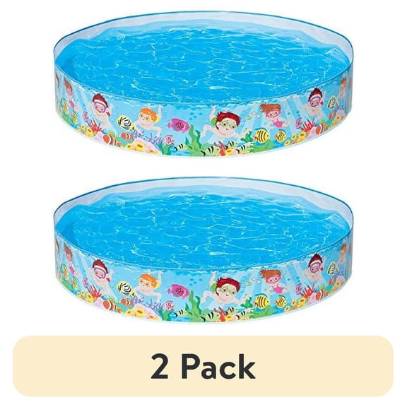 (2 pack) Intex Inflatable Snapset Pool - 5'X10" (Style May Vary)