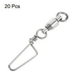 thumbnail image 3 of Unique Bargains 28LBS Roulement à Billes en Acier Inoxydable Pêche Snap Pivotants, 20 Pack, 3 of 5