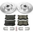 thumbnail image 3 of PowerStop Front Z23 Evolution Sport Carbon-Fiber Ceramic Brake Pad and Drilled & Slotted Rotor Kit Fits: HYUNDAI KIA Select Models K7030, 3 of 10