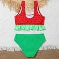 thumbnail image 4 of GYRATEDREAM 7-14 Years 2 Piece Girls Bikini Beach Swimwear Swimsuits Quick Dry Swimwear Bathing Suits, 4 of 6