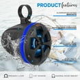 thumbnail image 5 of Pyle Waterproof Off-Road Speakers - 2-Way 800W 4 Inch Marine Grade Wakeboard Tower Speaker System, 5 of 6