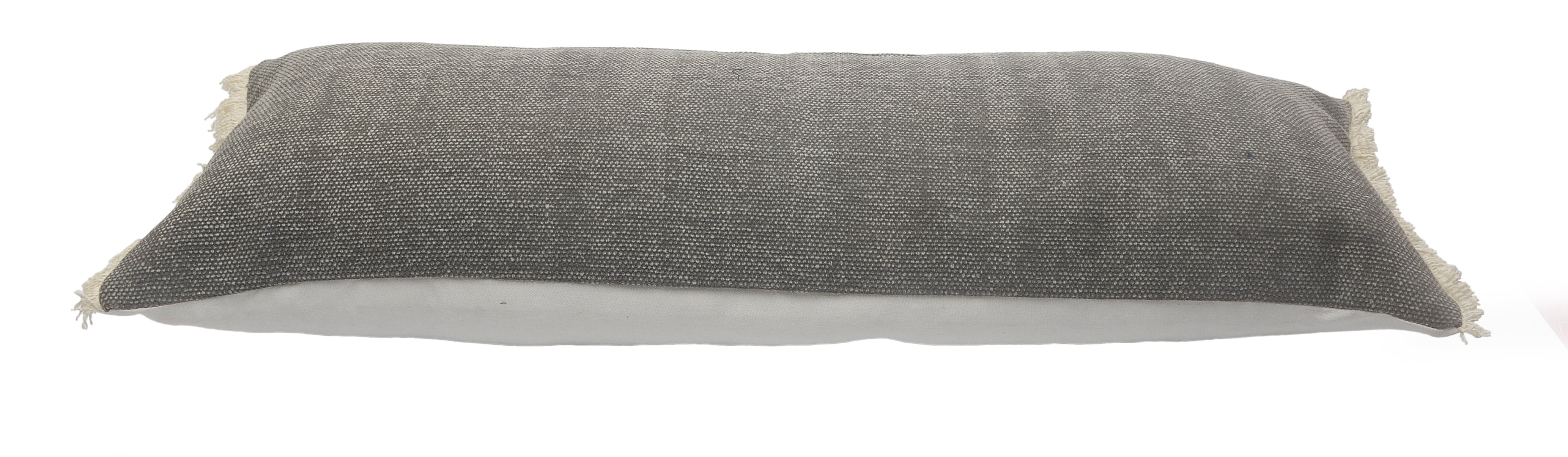 Ox Bay Austin Distressed Organic Cotton Pillow Cover, 14" X 36"