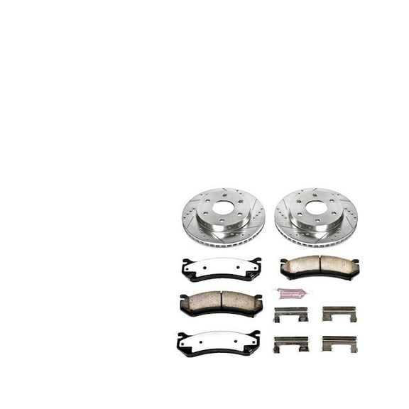 Front Brake Pad and Rotor Kit - Compatible with 1999 - 2006 Chevy Silverado 1500 2000 2001 2002 2003 2004 2005