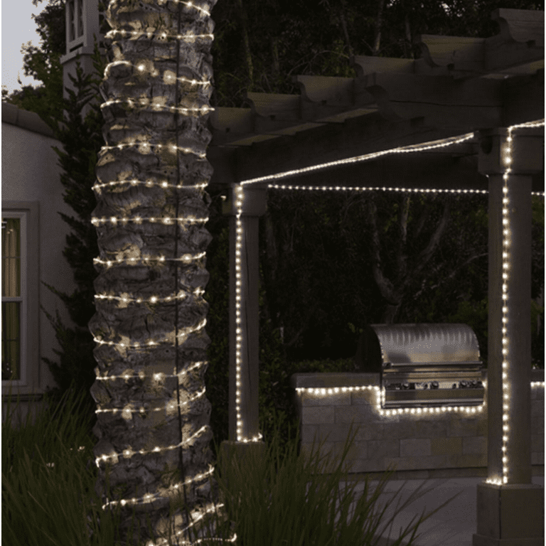 16 FT LED Rope Light Warm White, Connectable, Waterproof, Indoor/Outdoor Use, Backyards, 360° Directional Shine, Decoration, Party, Landscape, Weddings, Christmas Décor, RV 16 FT LED Rope Light Warm White, Connectable, Waterproof, Indoor/Outdoor Use, Backyards, 360° Directional Shine, Decoration, Party, Landscape, Weddings, Christmas Décor, RV