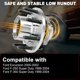 thumbnail image 2 of Conjunto de buje de cojinete de rueda KNOLET 515020 delantero para Ford, 2 of 8