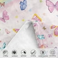 thumbnail image 3 of Butterfly Blanket for Girls, Butterfly Blanket for Baby Girls Kids, Soft Flannel Toddler Blanket Butterfly Easter Gift, Lightweight Fleece Throw for Birthday Children's Day Sofa Bed 30"x40", 3 of 7