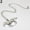 Silver, variant on 6PCS Women's Luxury Running Horse Pendant Long Sweater Chain Necklace Fashion Jewelry,Gold,75 cm