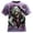 A23 Purple, variant on FASHOFT Halloween Shirt for Men Skeleton Pumpkin Zombie Gothic Novelty Graphic Tees Short Sleeve Crew Neck Funny Graphic T-Shirt Light Green L