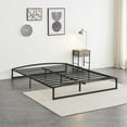 thumbnail image 3 of Metal Platform Bed Frame with Metal Slat Support Mattress Foundation, No Box Spring Needed, 3 of 7
