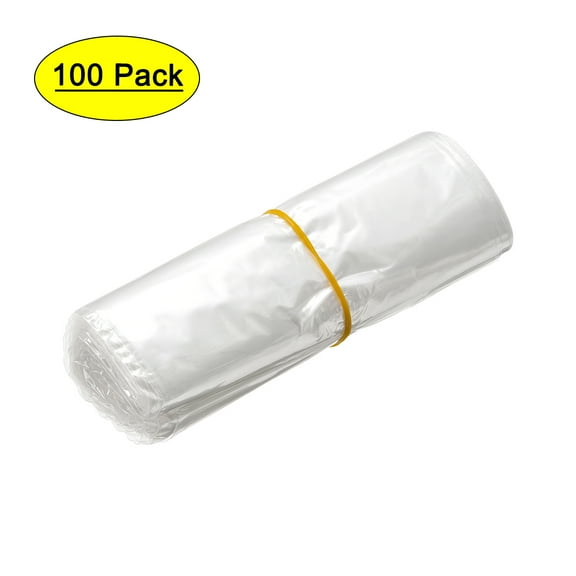 Uxcell 14 inch x 7.5 inch Shrink Wrap Bags Packaging Sealer Bags Transparent 100 Pack