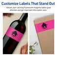 thumbnail image 4 of Avery Printable Rectangle Labels, Neon Magenta, 11" x 4.25", 20ct, 4 of 10