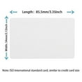 thumbnail image 5 of 100 Pack Premium Blank PVC Cards, CR80 30Mil Graphic Quality, 5 of 5