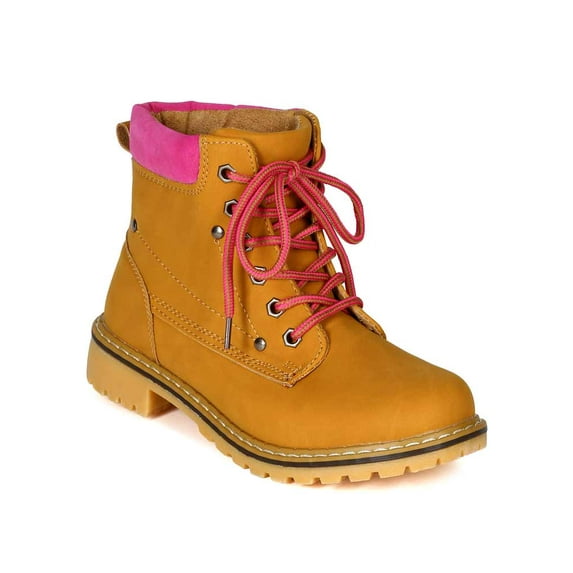 Nature Breeze BG20 Women Nubuck Hard Toe Lace Up Work Padded Collar Ankle Boot