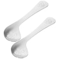 thumbnail image 3 of 2Pcs Stainless Steel Baby Spoon Angled Baby Utensils Spoon Self-Feeding Infant Spoons, 3 of 6