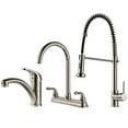 thumbnail image 2 of Veryke Pull-Out Kitchen Faucet with Sprayer, Swivel Spout, Chrome, 2 of 7
