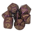 thumbnail image 3 of Metal Polyhedral Dice,7pcs Polyhedral Dice Set Role Playing Game Dice Metal Dice Unparalleled Experience, 3 of 8