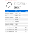 thumbnail image 2 of Front Left Driver Side Brake Hose - Compatible with 1999 - 2006 Chevy Silverado 1500 Standard Cab Pickup 2000 2001 2002 2003 2004 2005, 2 of 2
