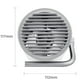 thumbnail image 3 of Pequeño ventilador USB de escritorio personal, mini ventilador de mesa portátil con dos aspas turbo, tecnología Whisper Quiet Cyclone Air, para el hogar, la oficina, viajes al aire libre Fokelyi 220129-1, 3 of 9