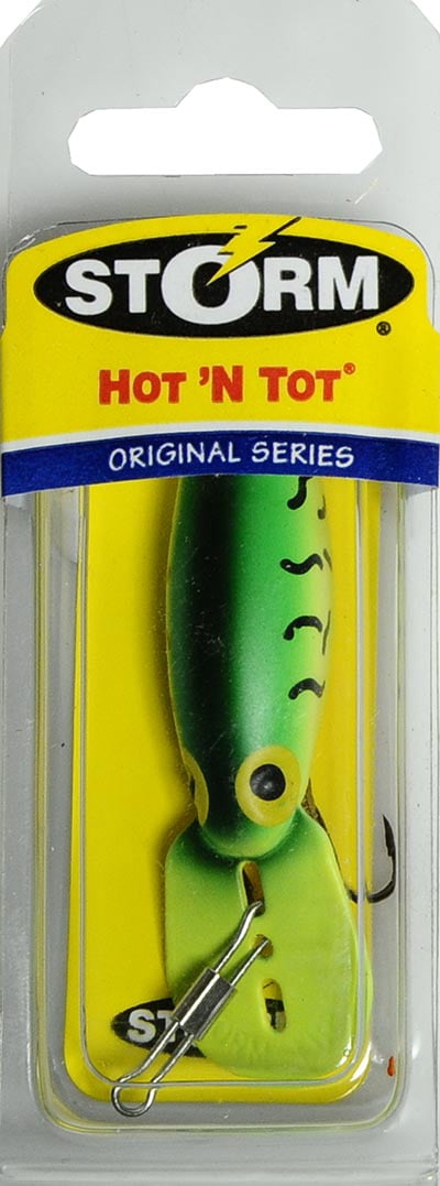 (2 pack) Storm Original Hot N Tot 05 Fishing Lure 2" 3/16 oz Hot Tiger