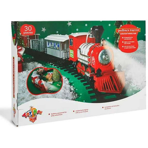 Geoffreys Toy Box Motorized Train for Indoor Playgrounds - Walmart Geoffreys Toy Box Motorized Train for Indoor Playgrounds - Walmart