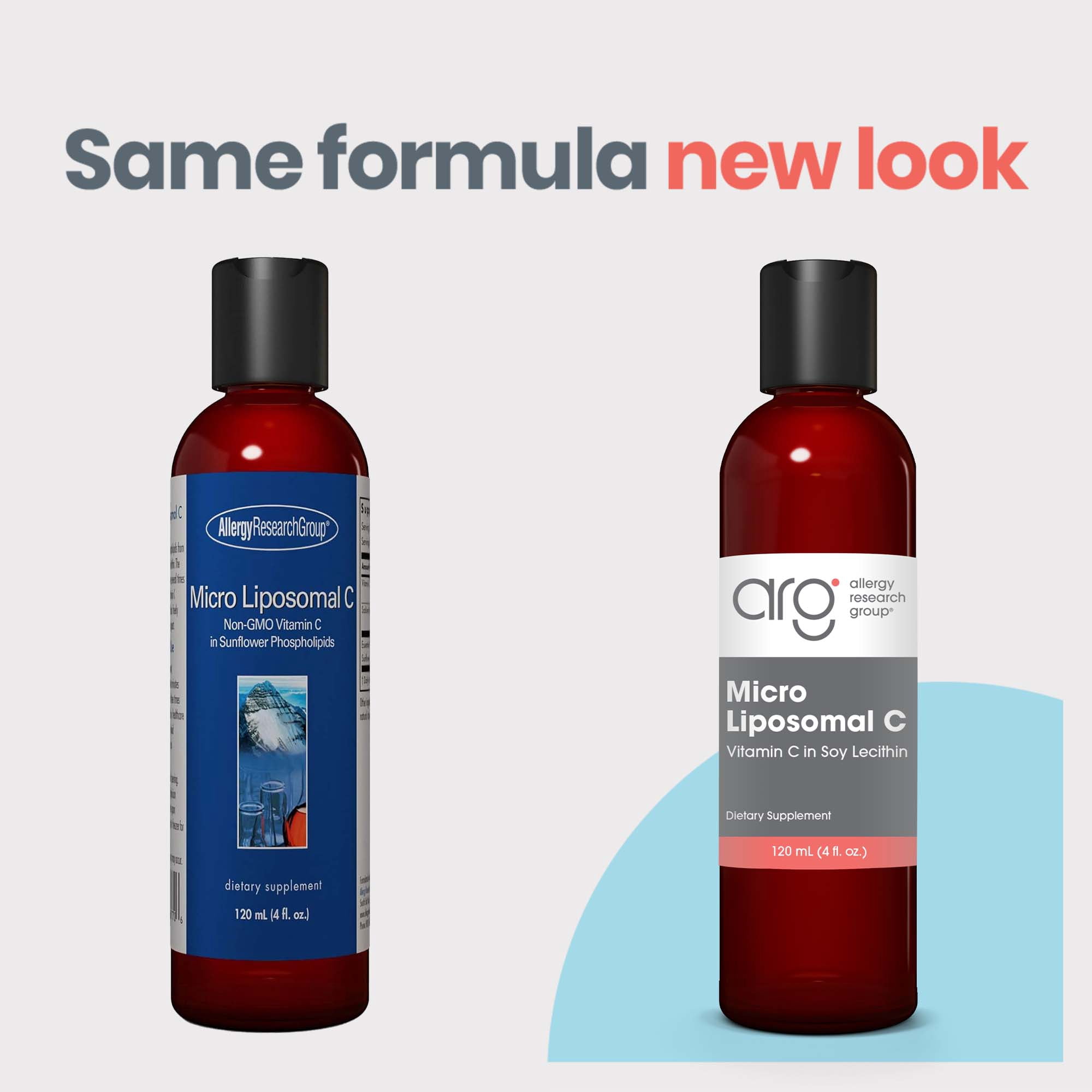 ARG Micro Liposomal C 1000 mg - Liposomal Vitamin C Liquid - Enhanced Absorption Antioxidant - Immune & Collagen Support - Hypoallergenic & Non-GMO - 24 Servings - 120 mL