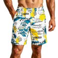 thumbnail image 4 of Athletic Shorts Men Coconut Tree Prtint Casual Summer Outdoor Travel Sweat Shorts Men With Pockets, 4 of 4