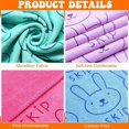 thumbnail image 3 of A Set of 4 Quick-Drying Ultra-Fine Microfiber Towels for Small Pets Like Kittens And Puppies - Absorbent Towels for Pet Bathing And Grooming, Suitable for Small to Medium Dogs And Cats, Featuring a Co, 3 of 5