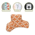 thumbnail image 2 of Majestic Home Goods Decorative Peach Trellis Reading Pillow, 2 of 6