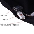 thumbnail image 4 of LED Display Cap Smartphone App Controlled Glow DIY Edit Text Hat Baseball Tennis Sports Cap Black, 4 of 5