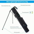 thumbnail image 3 of Golf Bag Lightweight Golf Club Bags With Stand And Strap Pitch And Putt Golf Bag 2 Way Driver Golf Bags Golf Gifts For Men, 3 of 7