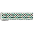 thumbnail image 2 of Chevron Sofa Upholstery Fabric by the Yard, Chevron Patchwork with Vintage Line and Retro Button Forms, Decorative Fabric for DIY and Home Accents, Multicolor by Ambesonne, 2 of 4