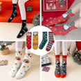 thumbnail image 5 of Calcetines navideños de regalo, calcetines de invierno hasta el tobillo, 5 of 5