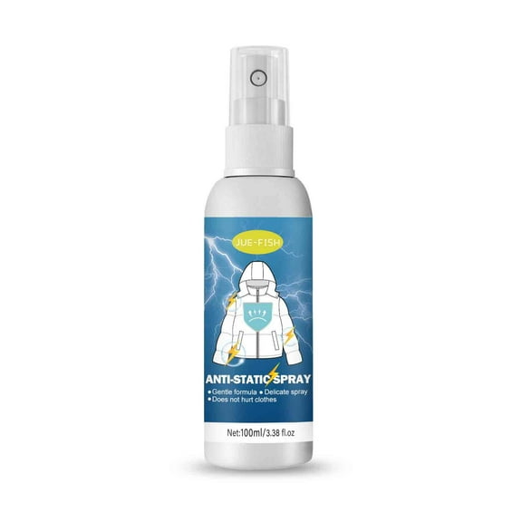 Beessbest Anti-Static Spray, Static Electricity from Hair and Clothes, Does Not Hurt Clothes, Static Free Spray, Controls Pet Hair Natural Static Cling Remover 3.38Fl.Oz