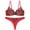Red, variant on Women Floral Lace Lingerie Set Wirefree Lace Adjustable Shoulder Straps Push Up Bra Thong Panties Soft Breathable Daily Honeymoon Romantic Bedroom Night Occasions