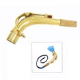 thumbnail image 2 of Instruments Alto Saxophone Sax Bend Neck Brass Material 24.5mm with Cleaning Cloth Saxophone Accessory, 2 of 7