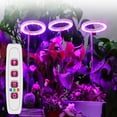 thumbnail image 2 of Irfora Lámpara LED de crecimiento de plantas, luz de relleno de plantas suculentas, lámpara de cultivo de plantas, planta en maceta interior, lámpara fito, luz de atenuación de tiempo Irfora Lámpara de crecimiento de plantas, 2 of 5