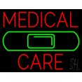 thumbnail image 1 of Medical Care Band Aid LED Neon Sign 15 x 19 - inches, Black Square Cut Acrylic Backing, with Dimmer - Bright and Premium built indoor LED Neon Sign for Defence Force., 1 of 6
