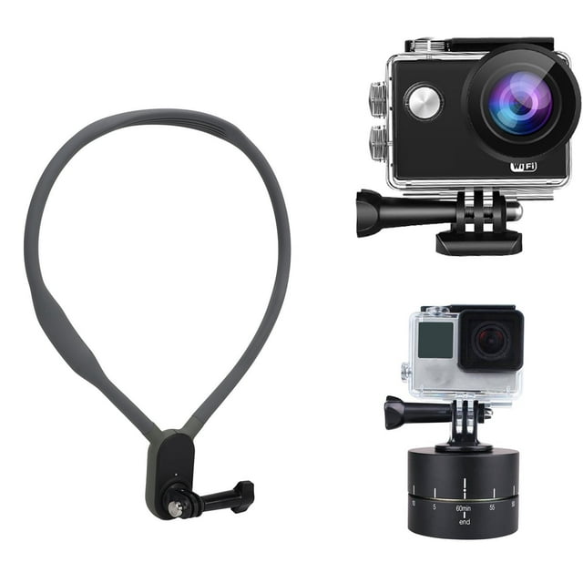 Soporte Magnético Para El Cuello, Interfaz Giratoria Magnética, Collar Ergonómico Para Montaje En Teléfono, Rotación De 360 grados, Acero Inoxidable Para Cámara