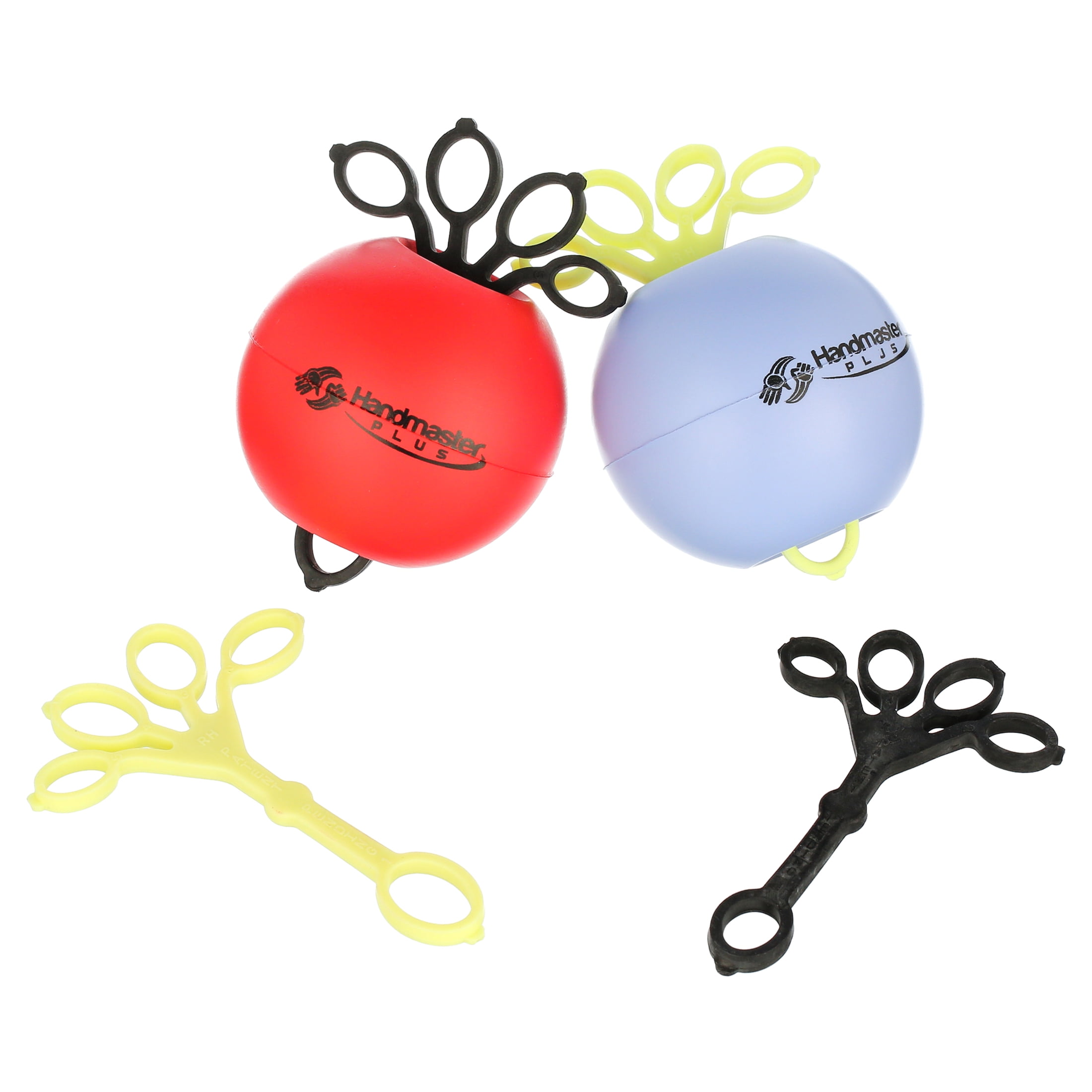 HandMaster Plus 2-Pack Exerciser Set for Post-Treatment Recovery and Training for Stability & Performance of the Finger, Thumb, Hand, Wrist, Carpal Tunnel, Forearm & Elbow.