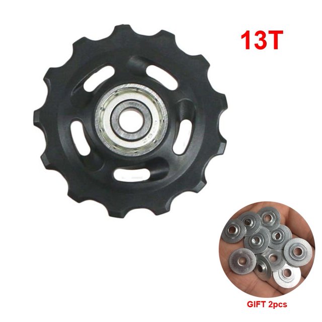 GLFILL Bicycle Rear Derailleur Wheel Pulley Wheel 11T 13T For 9/10/11 Speed Road Bike Guide Roller Cycling Accessories 13T
