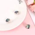 thumbnail image 4 of KAKOWELY 3pcs Short Button Buckle Piston Button Snap Press Cover Trumpet Musical Instrument Accessory (Abalone Stone),0.59"X0.59"X0.37", 4 of 4