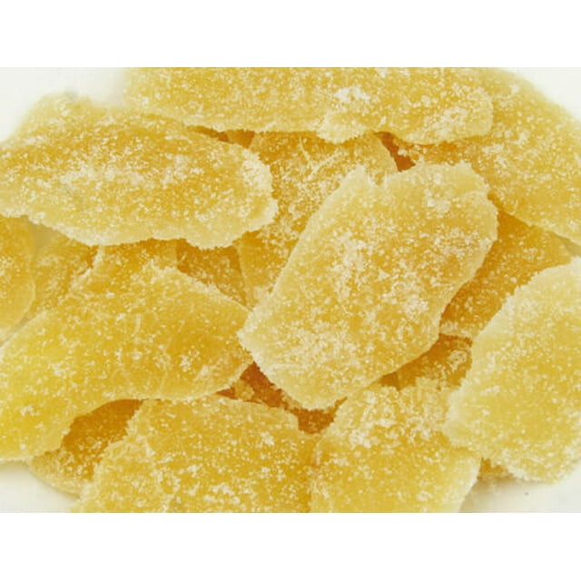 Dried Crystallized Ginger, Sliced 2LB