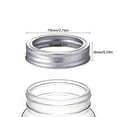 thumbnail image 3 of 24 Pack Regular Mouth Mason Jar Bands, Reusable Metal Canning Rings for Mason Jars, Leakproof Tinplate Screw Rings, Fits 70mm Jars, Silver, 3 of 6