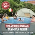 thumbnail image 6 of Coleman 10-18 ft Above Ground Outdoor Pool Canopy Sunshade, 6 of 8