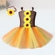 thumbnail image 2 of 1 pieza creativa gasa de girasol vestido para niños fiesta de Halloween disfraz de espantapájaros con diadema para 10-12 años, 2 of 5