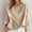 Light Pink, variant on Ladies Shirts Summer Top for Women Elegant Womens Shirt Top with Classic Round Neck and 3/4 Sleeves for Everyday Wear Pink M